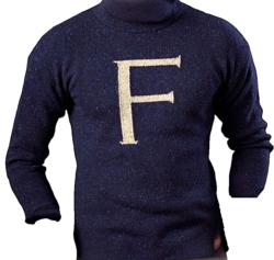 ALPHABET SWEATER - BLUE